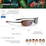 Maui Jim Makaha Gafas, Tortoise, 64-15-140 para Mujer