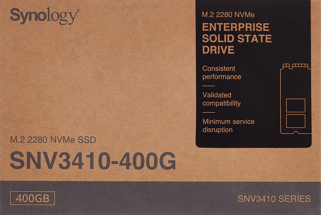 Synology SNV3410 400GB M.2 2280 NVMe PCIe 3x4 SSD