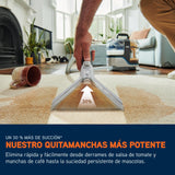 Limpiador quitamanchas Vax SpotWash Max Duo, quitamanchas para alfombras y tapicerías con tecnología SpinScrub, depósitos XL, limpieza profunda para manchas, sofás, suelos duros