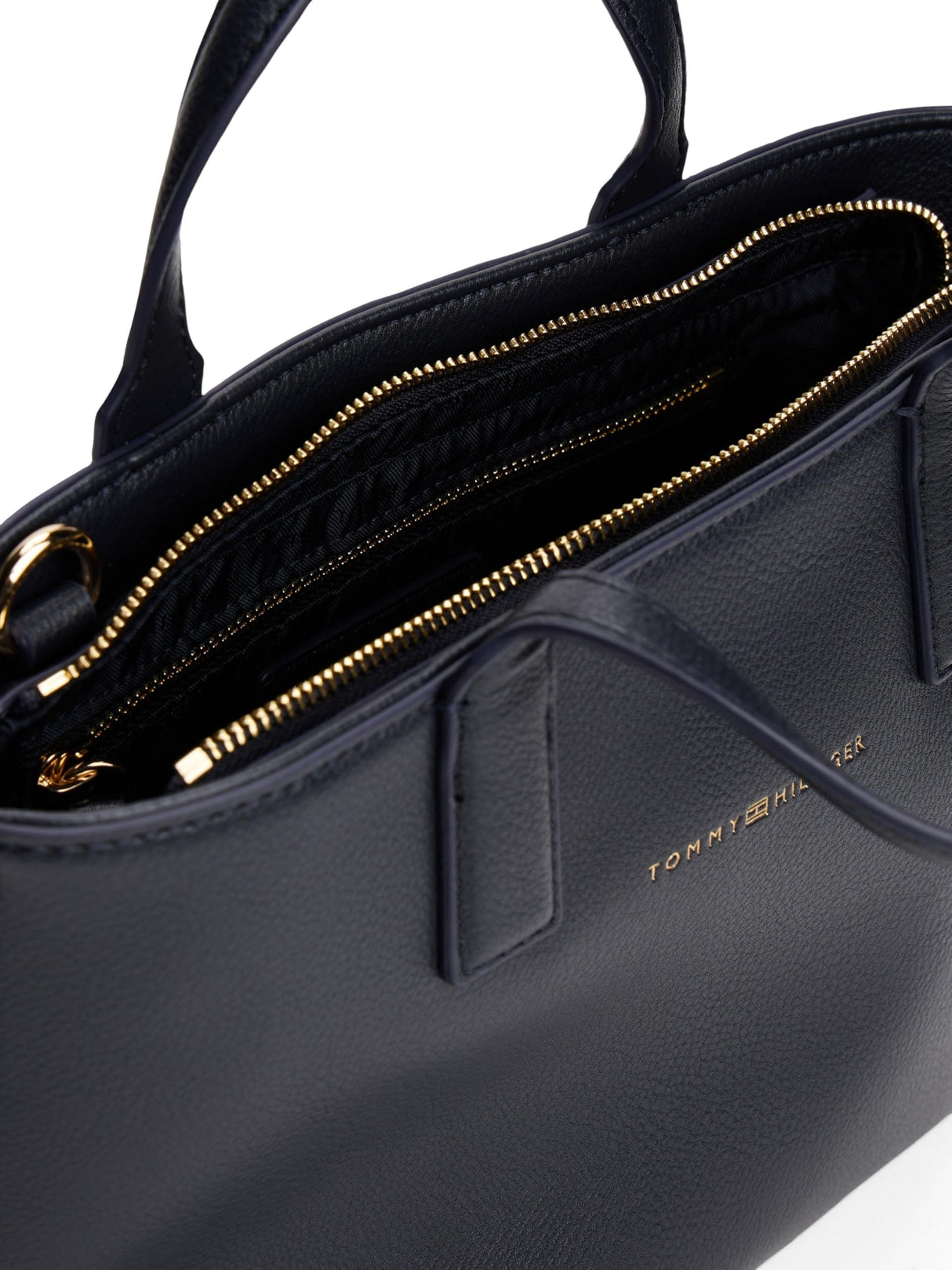 Tommy Hilfiger Bolso Tote Mujer Logotape Mini pequeño, Azul (Space Blue Corp), Talla Única