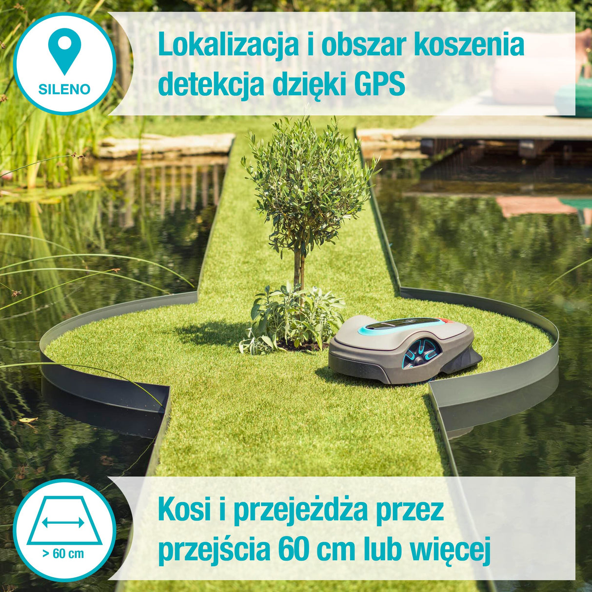 Mähroboter smart SILENO life 750 m²