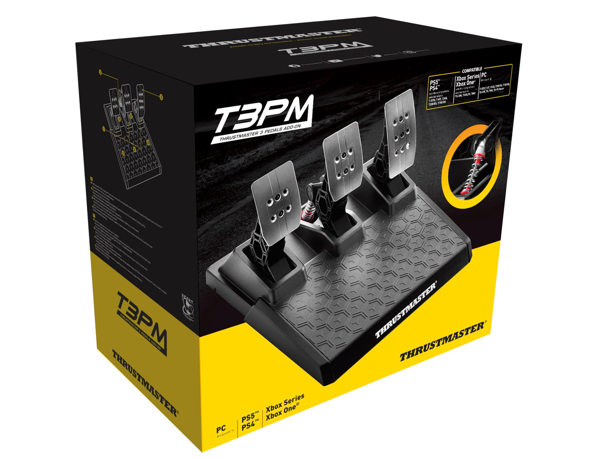 Thrustmaster T3PM - Pedales Magnéticos, PS5, PS4, Xbox One, Xbox Series X|S, PC