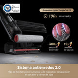 DREAME H15 Pro FoamWash Aspirador en Seco y Húmedo, Lavado con Espuma Focalizado, Solución de Limpieza con Proporción Inteligente, Brazo Robótico con IA 2.0, TangleCut 2.0, Lavado a 100 °C
