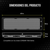 Corsair iCUE H170i ELITE CAPELLIX Refrigeración Líquida de CPU 33 LED RGB CAPELLIX Ultrabrillantes, Radiador 420mm, Tres Ventiladores PWM de Magnética de 140 mm, iCUE COMMANDER CORE Incluido Negro