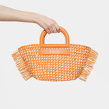 TOUS Dora, Bolso de Mano para Mujer, Naranja Claro