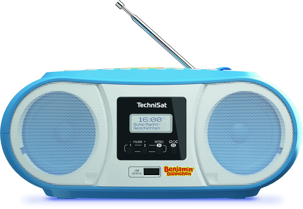 TechniSat DigitRadio 1990 Benjamin Blümchen Edition Blue/w Radios, MP3 y Reproductores de CD, Multicolor (692568)