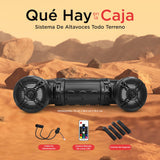 Pyle altavoces bluetooth, Impermeables, Luces LED multicolores, 6.5” y 800V, Estereo, Inalambricos, Para exteriores, Ideal para coches y barcos