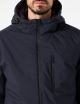 Schott NYC Fargo2 Chaqueta con Cremallera soldada Schott, Azul Marino, M Unisex Adulto