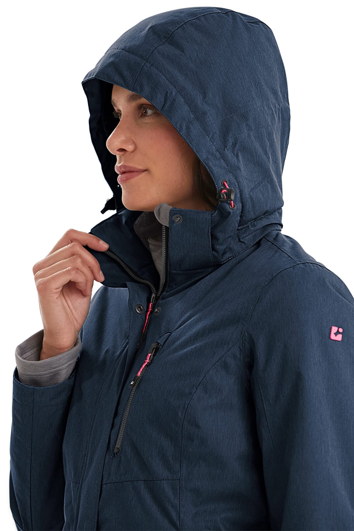 Killtec Nira Chaqueta funcional para mujer con capucha desmontable