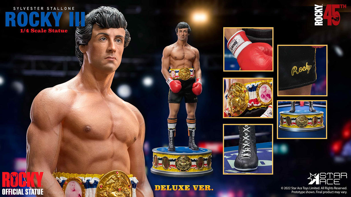 STAR ACE Toys Rocky III - Estatuilla 1/4 Rocky Balboa 46 cm