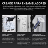 CORSAIR 5000T Caja Mid–Tower ATX para PC – Paneles de Flujo de Aire Frontales y en el Techo extraíbles, Interior Espacioso, ASUS BTF, MSI Project Zero, Gigabyte Project Stealth – Blanco