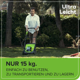 Greenworks G40LM35K2X Cortacésped de Batería para Céspedes de Hasta 400 m², Ancho de Corte 35 cm, Bolsa de 40L MÁS Dos Baterías de 40V 2Ah y Un Cargador, Garantía de 3 Años
