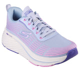 Skechers Max Cushioning Elite 2.0, Zapatos Deportivos Mujer, Light Blue Textile/Pink Trim, 38 EU