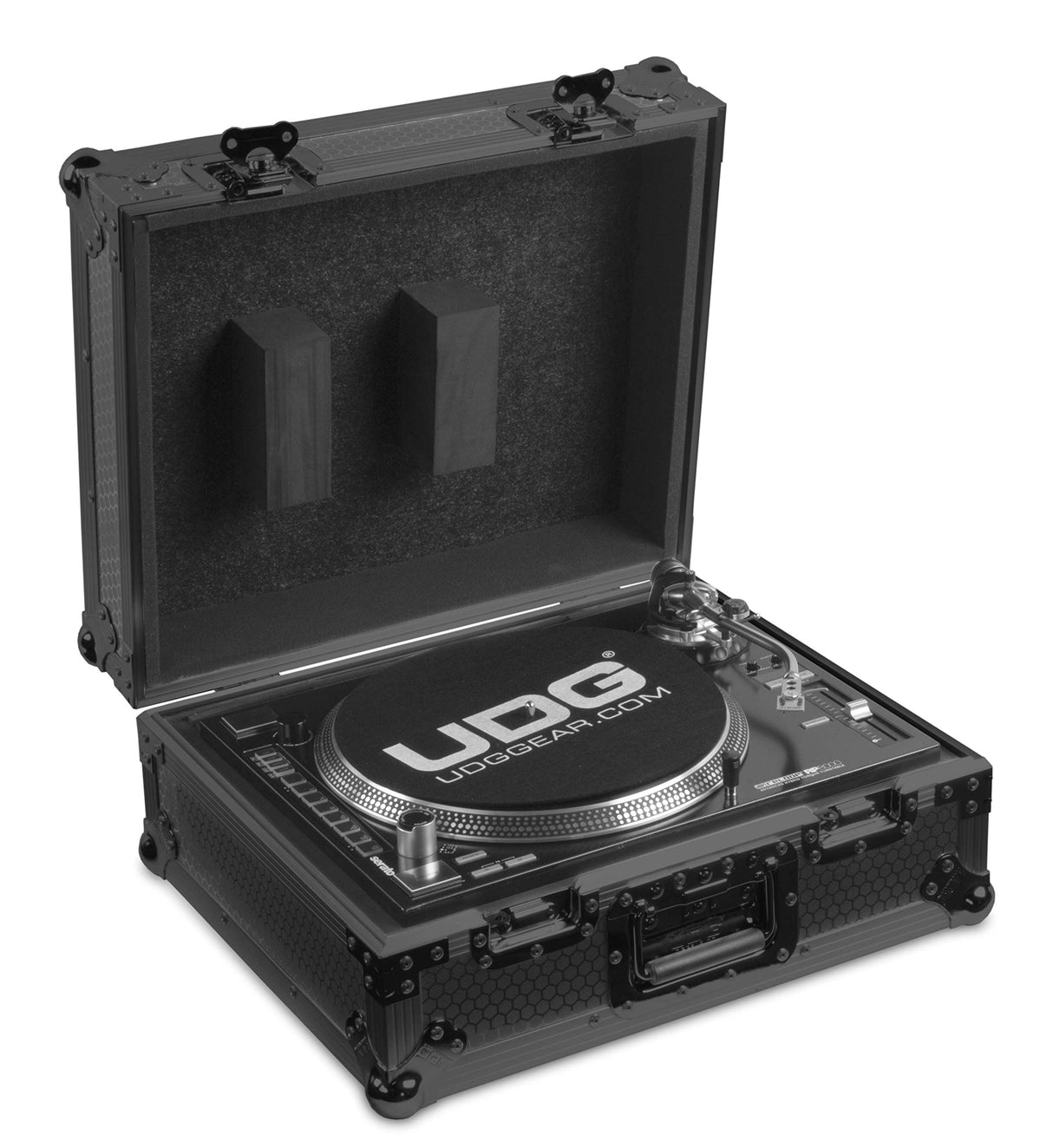 UDG FlightCase - Tocadiscos multiformato, color negro