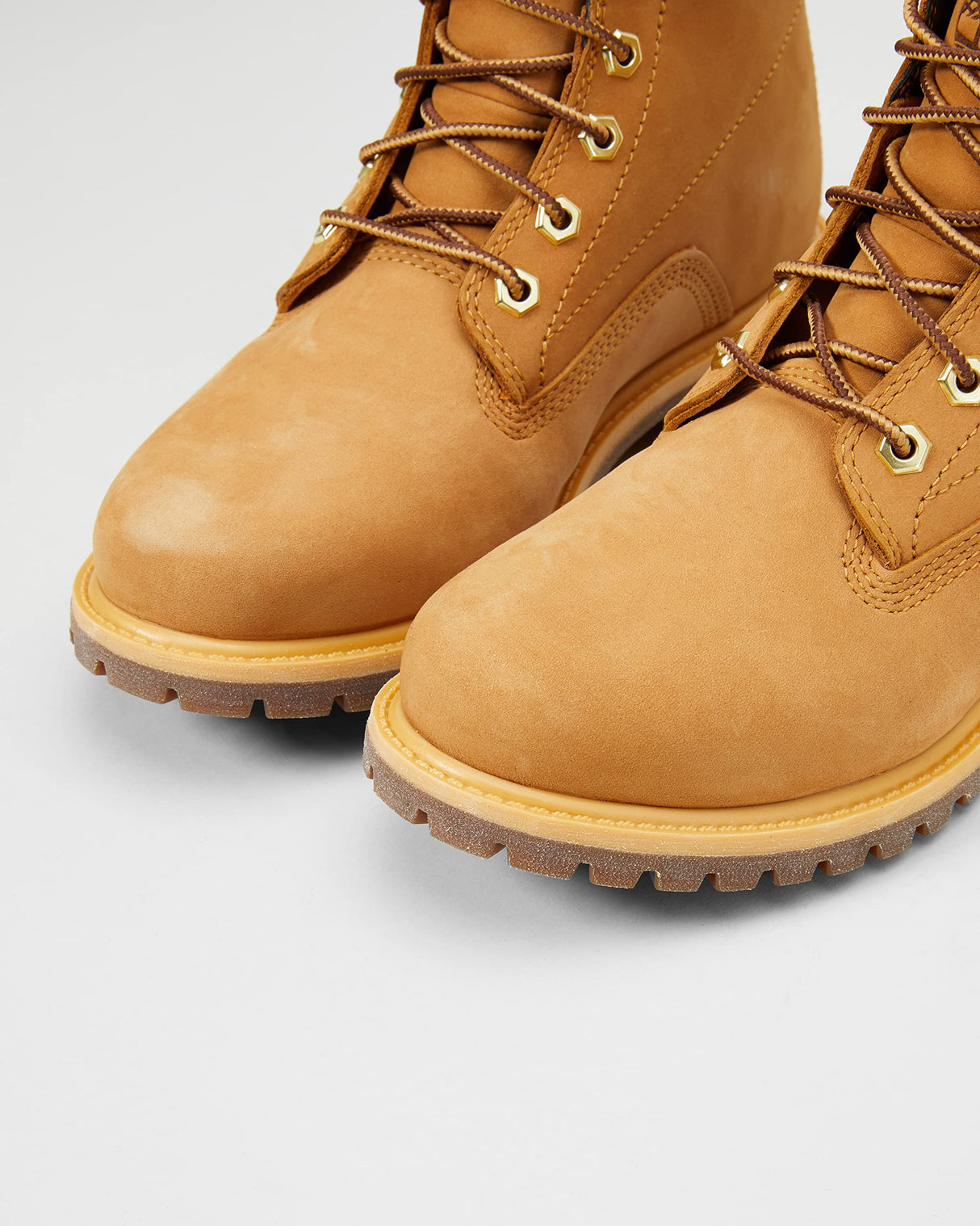 Timberland Waterville 6-Inch Basic Waterproof, Botas Chukka Mujer, Amarillo Wheat Nubuck, 37.5 EU
