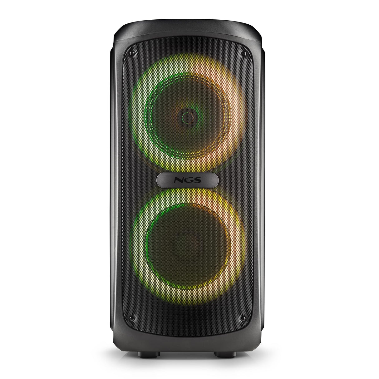 NGS Wild Temper Altavoz Portátil Inalámbrico con Batería Bluetooth/USB/AUX IN 200W Negro
