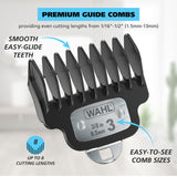 Wahl Pro Series High Visibility Trimmer, Cuchilla de Corte Cercano, Ion-Litio, Cortabarba totalmente lavable, Kit de Aseo, Cabezales Intercambiables, Profesional, Sin Cable, Corte Cercano