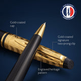 Bolígrafo Waterman Expert | Colección Opera | Negro y dorado | Estuche de regalo