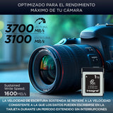 Integral Studio Grade CFexpress 4.0 Type B 1TB Memory Card - 4K, 6K, 8K and Beyond Raw - 3700MB/s Read, 3100MB/s Write, 1600MB/s Sustained Write - Designed for Advanced Cinematic and DSLR Cameras