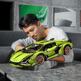 LEGO Technic Lamborghini Sián FKP 37, Maqueta de Coche para Construir, Modelo Coleccionista, Idea de Regalo para Hombres y Mujeres 42115
