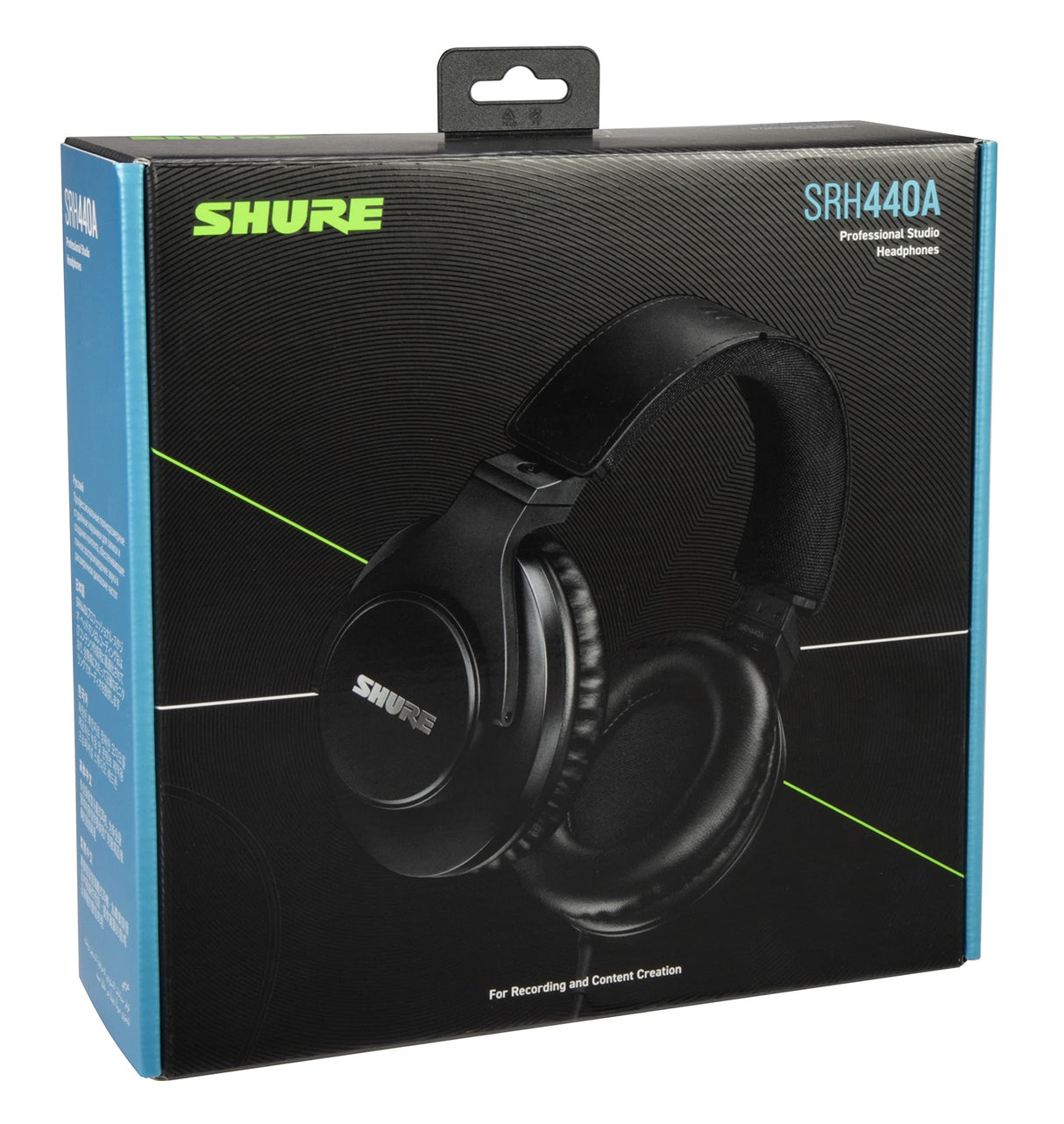 Shure SRH440A Auriculares con Cable de oído para el monitoreo y la grabación, Grado de Estudio Profesional, Respuesta de frecuencia Mejorada - Versión 2022