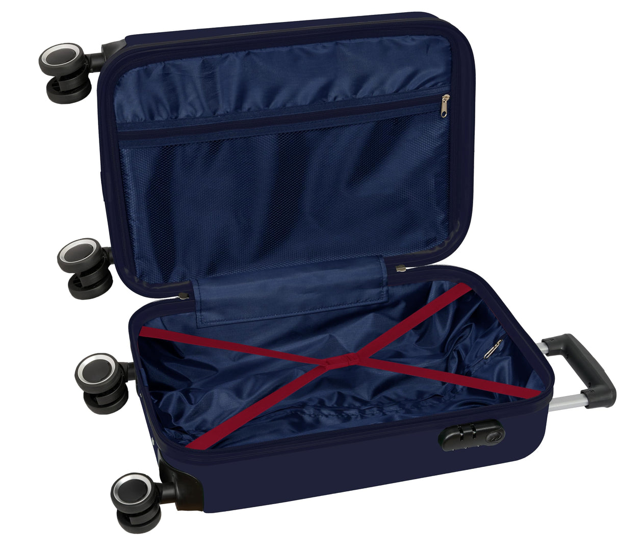EL Pulpo - Trolley de Cabina 20 Pulgadas, Maleta con Ruedas, Candado de Seguridad, Maleta Ligera, 34.5x20x55 cm