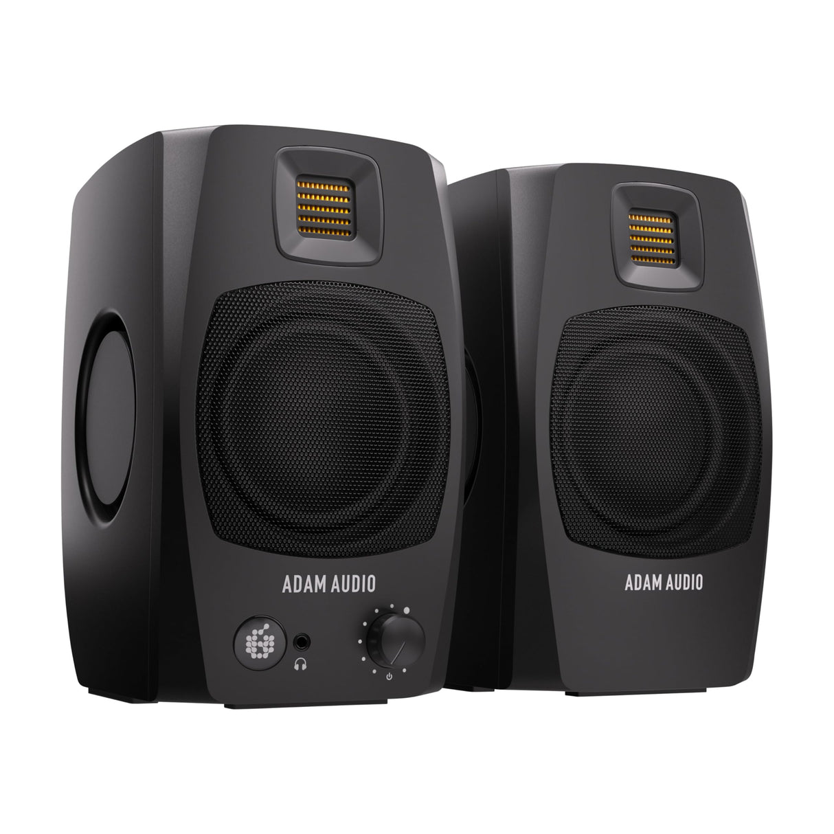 ADAM Audio Sistema de monitorización de sobremesa Activo D3V con conexión USB-C (par, Negro)