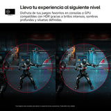 LG 32GS60QC-B - Monitor Ultragear, 32 Pulgadas QHD, 2560 x 1440, Panel VA, 16:9, HDMI, 1 ms, 180Hz, FreeSync, Conectividad Universal, Color Morado Grisáceo