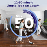 LEVOIT Aspiradora sin Cable, 4 en 1 Aspirador Escoba con Tecnología Antienredos, 3 Modos y hasta 50Min, 99,9% de Filtración, Ligero y Luz LED, Potente para Pelo de Mascotas, Polvo, Suelos Duros