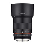 Samyang SA3504 - Tele-Objetivo Medio CSC 85mm F1.8 para Sensor APS-C Sony E, Negro