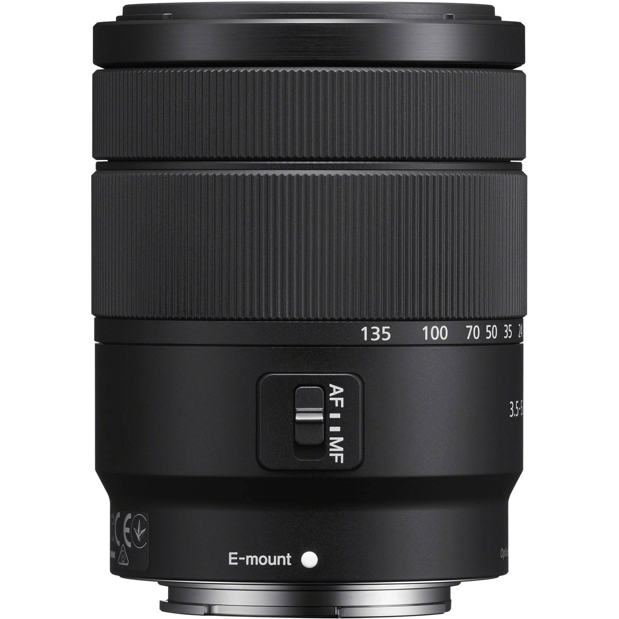 Sony Lente Zoom (Montura E, Formato APS-C, 18 - 135 mm F3.5-5.6 Oss, Zoom de 7.5 X), Color Negro