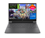 HP Victus 16-r1006ns - Ordenador portátil Gaming de 16.1" (Intel Core i7-14700HX, 32GB RAM, 1TB SSD, NVIDIA GeForce RTX 4070, 144Hz, Sin Sistema Operativo) Silver - Teclado QWERTY Español