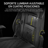 Corsair TC500 Luxe Silla para Juegos – Tejido Transpirable Premium – Asientos Anchos – Reposabrazos Ajustables en 5 Direcciones – Soporte Lumbar Ajustable – Reclinable 90-160° – Sombra