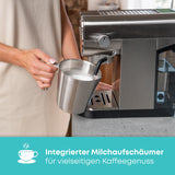 Profi Cook PC ES 1265 - Cafetera 2 en 1 | Cápsulas de café y polvo espresso | Máquina portafiltro 20 bar bomba italiana | Incluye boquilla espumador de leche | Portafiltros para café espresso