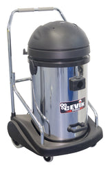 Cevik PRO70UNOXTROLLY – Solids and Liquids Vacuum Cleaner (Trolley, 3300 W, 230 V) Metallic Grey