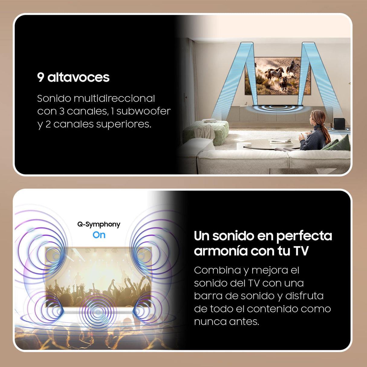 Samsung Barra de Sonido HW-S800D/ZF - Diseño Ultra Slim, Dolby Atmos Inalámbrico, Q-Symphony, 3.1.2 Canales y SpaceFit Sound Pro