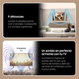 Samsung Barra de Sonido HW-S800D/ZF - Diseño Ultra Slim, Dolby Atmos Inalámbrico, Q-Symphony, 3.1.2 Canales y SpaceFit Sound Pro