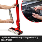 Einhell Limpiador de suelos duros con batería CLEANEXXO Power X-Change (18 V, cepillo cilíndrico de 290 mm, modo BOOST, función de autolimpieza, suministro de agua controlable, sin batería)
