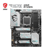 MSI X670E Gaming Plus WiFi - Placa Base WiFi para Juegos (procesadores AMD Ryzen Serie 9000/8000/7000, AM5, DDR5, PCIe 5.0, SATA 6Gb/s, Ranuras M.2, USB 3.2 Gen 2, Wi-Fi 6E, Bluetooth 5.3