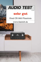 Radio híbrido de diseño 74988 • CD, USB, MP3, DAB+ radio, entrada auxiliar, radio FM, streaming de música, Spotify, AmazonMusic, sistema estéreo, pantalla OLED, HIFI, conector para auriculares, negro,
