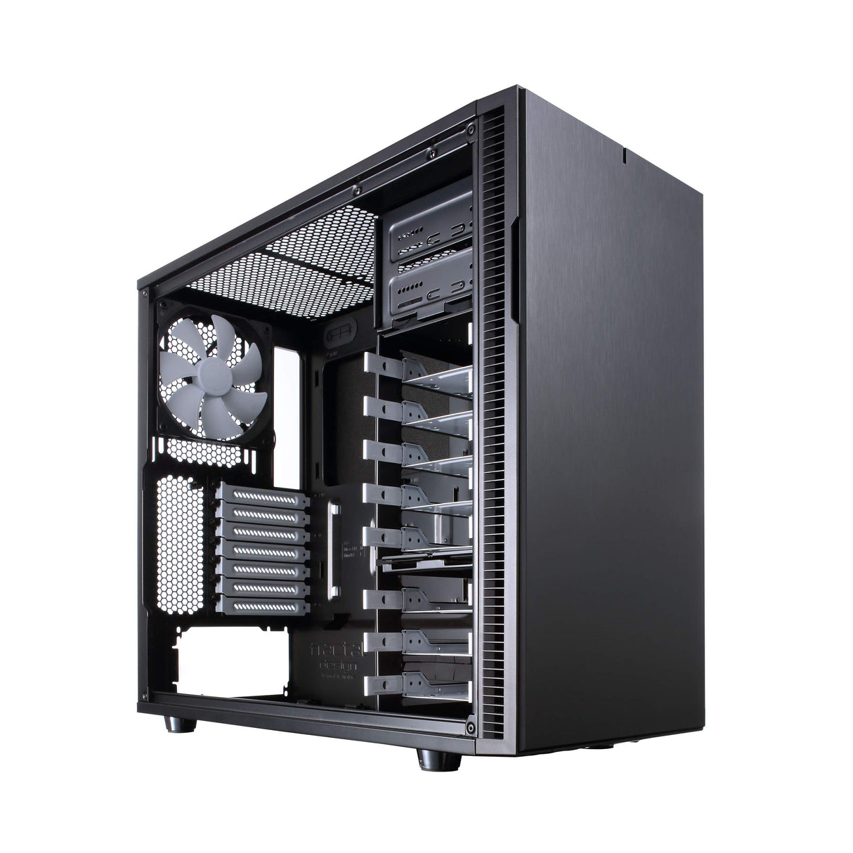 Fractal Design Define R5 , Mid Tower Computer Case , ATX , Optimized For High Airflow and Silent , 2X Fractal Design Dynamic GP,14 140mm Silent Fans Included , Water,Cooling Ready , Black