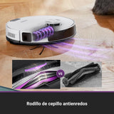 Eureka E20 EVO Plus Robot Aspirador y Fregasuelos 10000 Pa con Base Autovaciado, Navegación Láser, Duración de Batería 180 Min, Aspiradora Inteligente Antienredo para Suelos Duros, Alfombras, Pelo