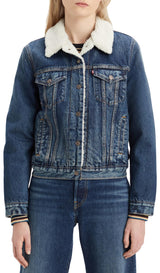Levi's Original Sherpa Trucker, Chaqueta Mujer, That New New, XL