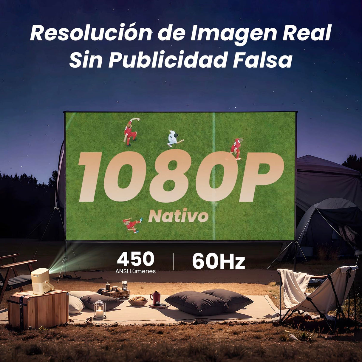 【Sound by JBL&Built-in Battery】 WiFi Bluetooth,Yaber T2 Proyector Full HD 1080P Nativo,Auto Enfoque/Keystone, Vídeo Proyector Cine en Casa/Exterior para Movil/iOS/Android(Camouflage)