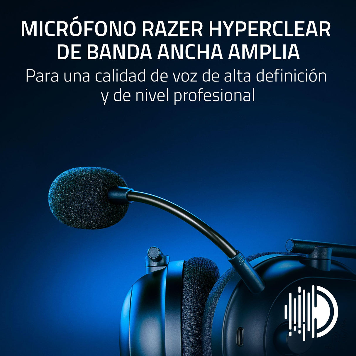Razer Blackshark V2 Pro (Playstation) - Auriculares Inalámbricos E-Sports para Consola PS5 (Diafragmas Triforce 50mm, HyperSpeed Wireless, Perfil de Audio FPS, Micrófono HyperClear) Negro