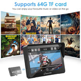 Carpuride W702B - Pantalla GPS Carplay para Motocicleta con Soporte Personalizado para BMW Motorbike, Inalámbrico CarPlay y Android Auto, Portátil 7 Pulgadas Impermeable Táctil Pantalla, Bluetooth