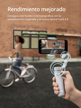 DJI Estabilizador de cardán para teléfonos inteligentes OM 5, de 3 ejes, barra de extensión integrada, portátil y plegable, para Android y iPhone con guías de disparo, gris