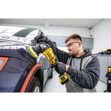 DeWalt DCM848P2-QW - Pulidora de doble acción XR 18 V 5 Ah Li-ion sin escobillas, 2 baterías, color amarillo