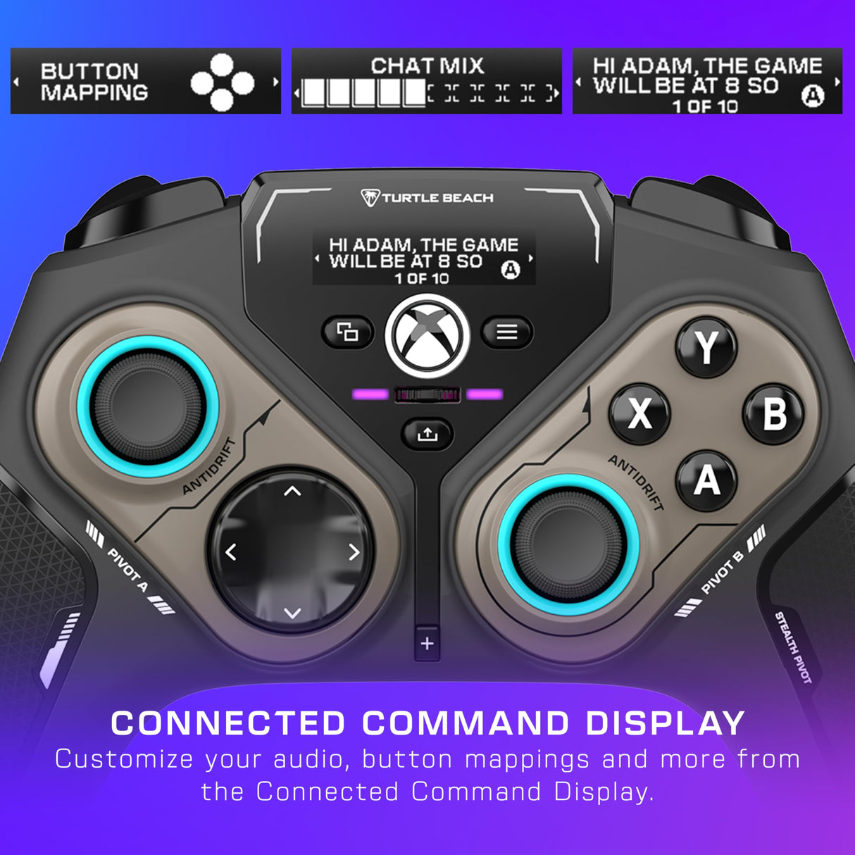 Turtle Beach Stealth Pivot Mando de juego inteligente inalámbrico para Windows 10/11