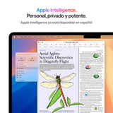 Apple 2025 MacBook Air de 15 Pulgadas con Chip M4: diseñado para Apple Intelligence, Pantalla Liquid Retina de 15,3 Pulgadas, 24 GB de Memoria unificada, 512 GB SSD, Teclado español; Blanco Estrella